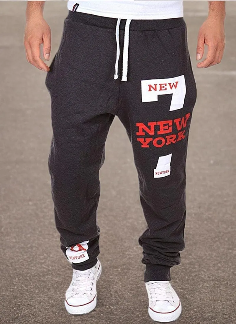 COTTORY Men's Harem Casual Baggy Hiphop Dance Jogger Sweatpants Trousers
