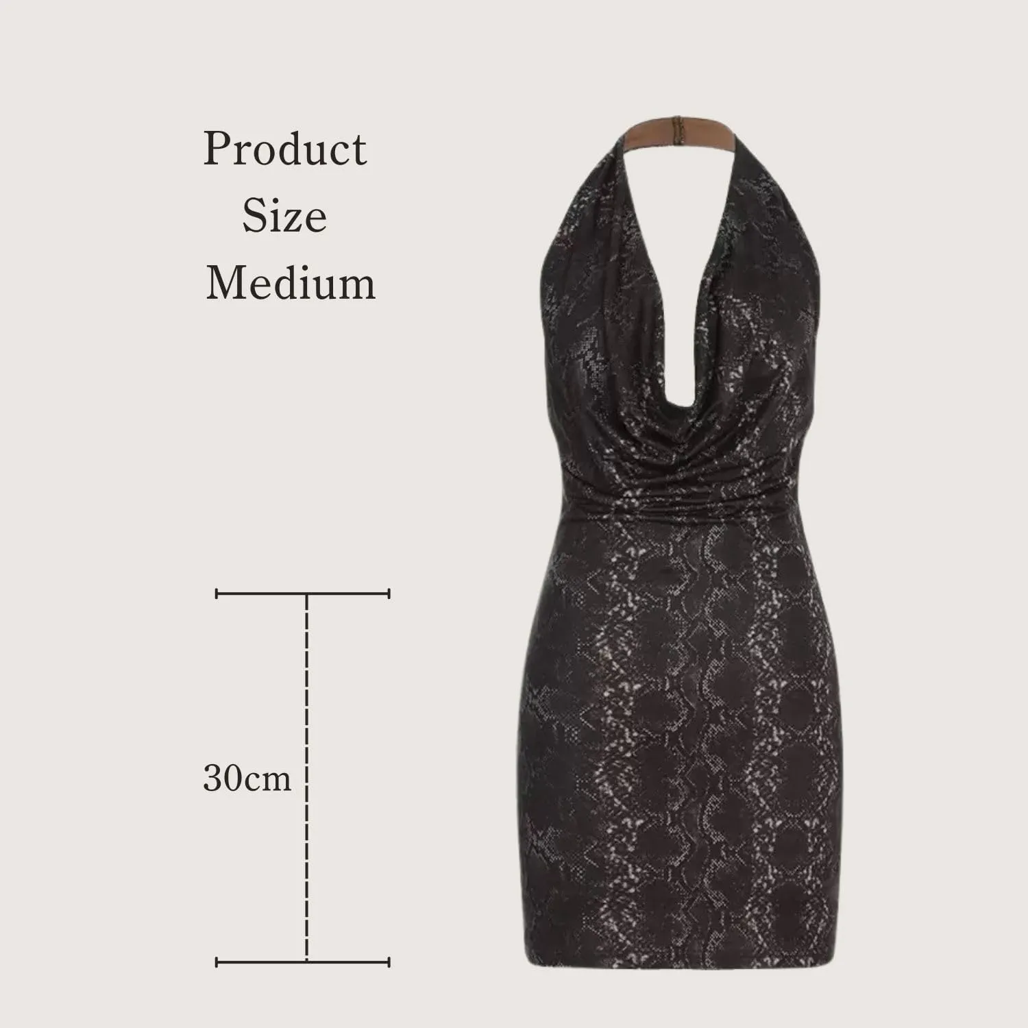 Halter Neck Backless Deep V Neck Sexy Ruched Asymmetrical Bodycon Dress Vacation Party Mini Dress Evening Club