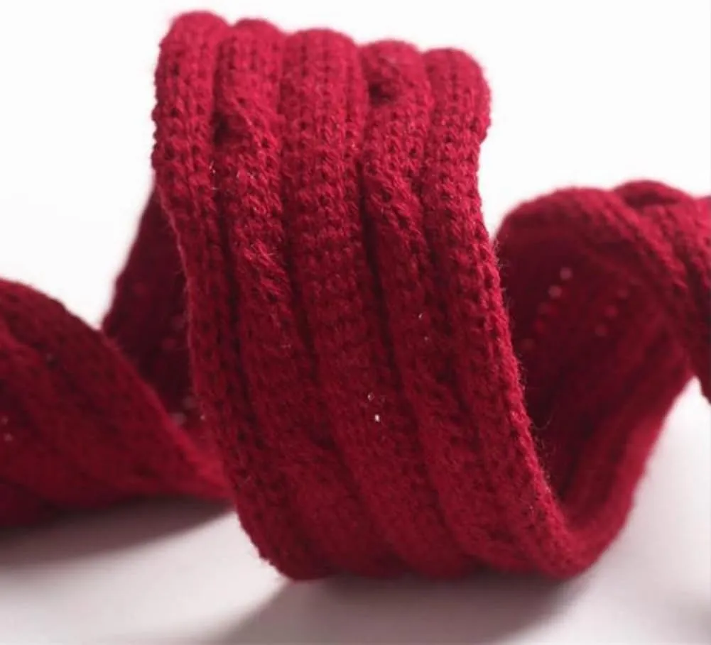 Knitted Belt Waistband Ribbon Replacement Wrap Tie Coat Strap
