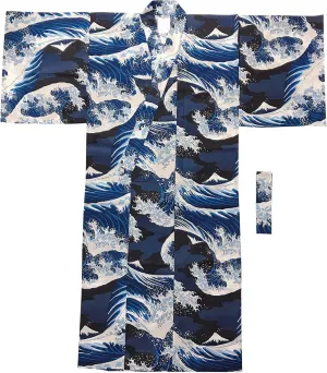 Mens Yukata (With an Obi Belt)