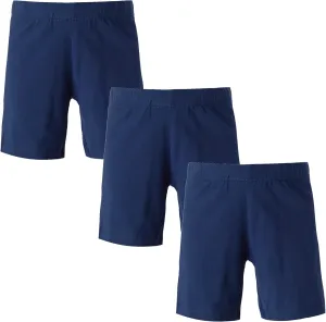 MY WAY Toddlers & Girls Bike Shorts Cotton & Spandex  Biker Shorts for Under Dresses, Cartwheel & Dance - 3 Pack Sizes 2T-16