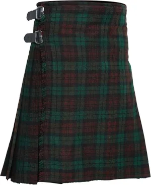 Scottish Men's 8 Yard Tartan Kilt, Highland Wedding Kilt