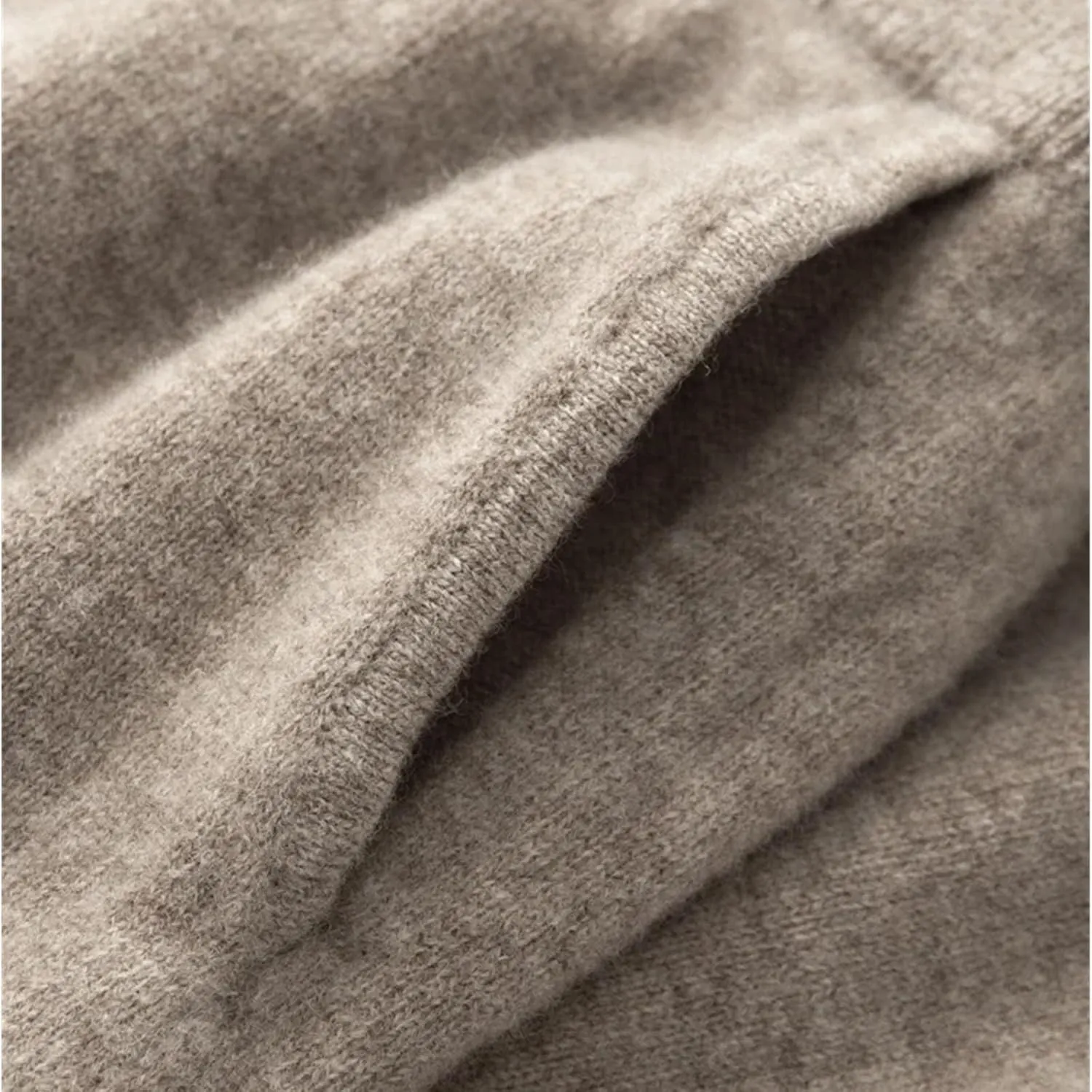Women's Wide Leg Drawstring Trouser Pant 100 Percent Merino Wool Knitwear Simple Style Soft Warm Trousers